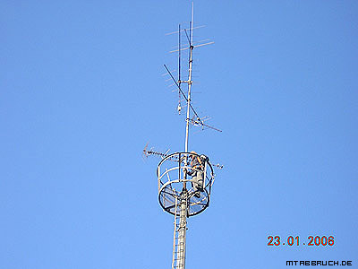 Demontage Antenne - Hainbuchenstr. 25 in München